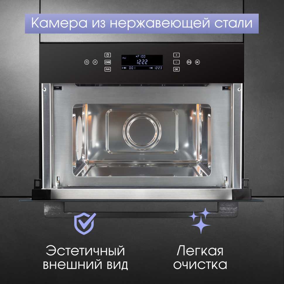 Встраиваемая микроволновая печь СВЧ Zigmund & Shtain BMO 22 B