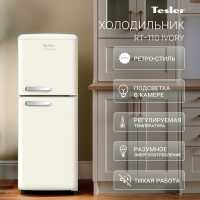 Двухкамерный холодильник Tesler RT-110 IVORY