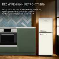 Двухкамерный холодильник Tesler RT-110 IVORY