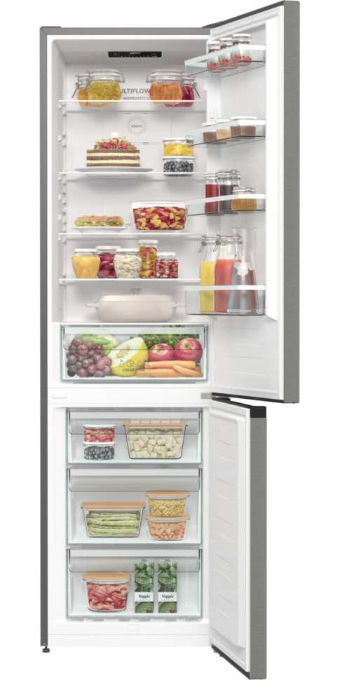 Двухкамерный холодильник Gorenje NRK6202EXL4