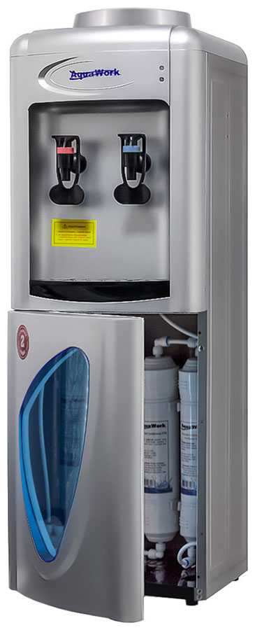Кулер для воды Aqua Work 0.7 LDR/SF F серебро напольный пурифайер эл.охл. крышкой SF-1 27084
