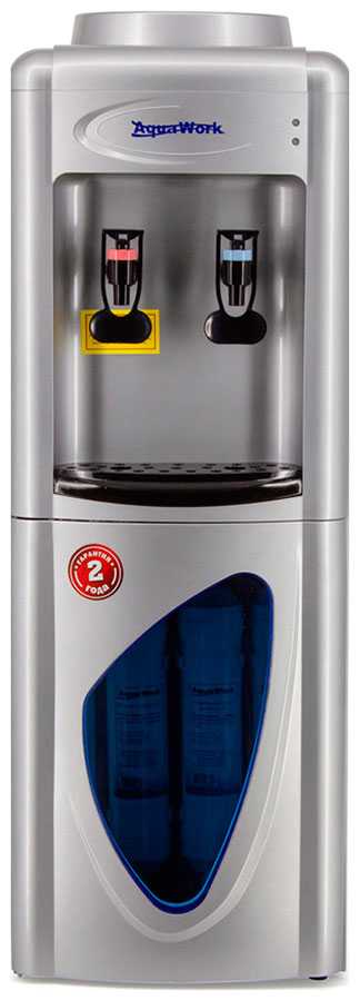 Кулер для воды Aqua Work 0.7 LDR/SF F серебро напольный пурифайер эл.охл. крышкой SF-1 27084