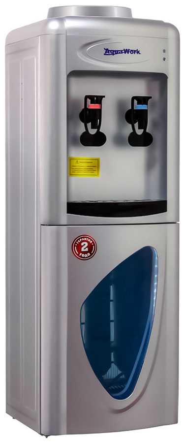 Кулер для воды Aqua Work 0.7 LDR/SF F серебро напольный пурифайер эл.охл. крышкой SF-1 27084