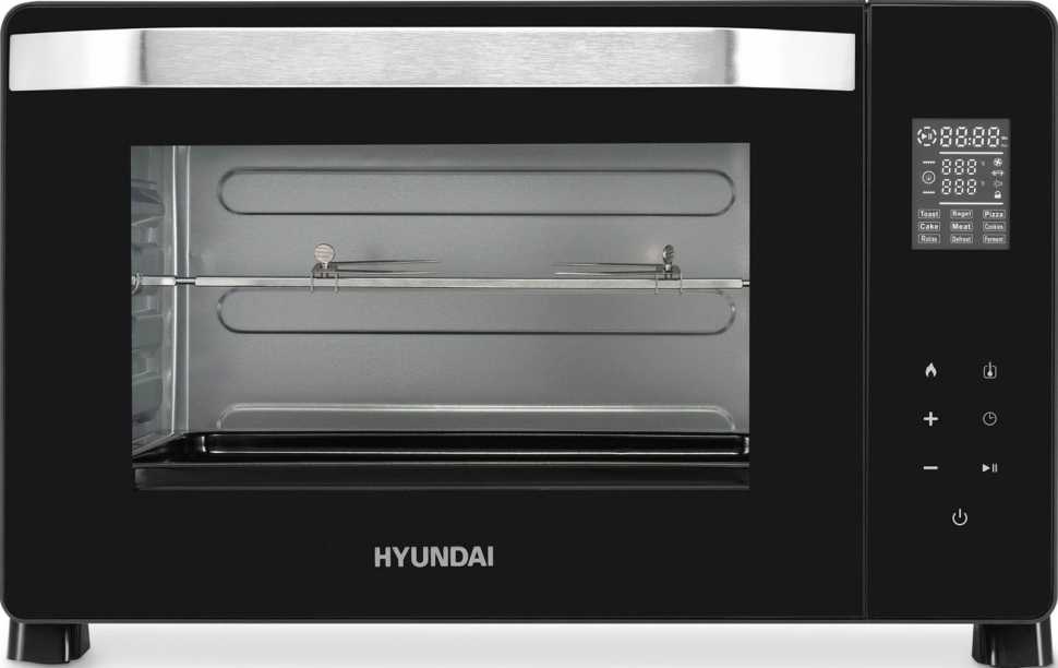 Электропечь Hyundai MIO-HY082 38 л., 2000 Вт, черный