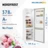 Двухкамерный холодильник NordFrost RFC 390D NFW