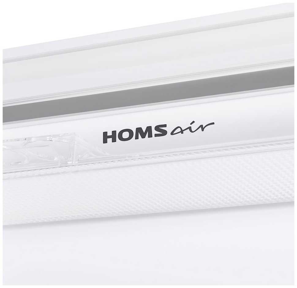 Встраиваемый двухкамерный холодильник Homsair FB177SW Inverter