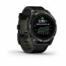 Умные часы Garmin Epix Pro (Gen 2) Sapphire Edition 47 мм, титановый, угольно-серый DLC, черный кожаный ремешок