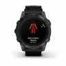 Умные часы Garmin Epix Pro (Gen 2) Sapphire Edition 47 мм, титановый, угольно-серый DLC, черный кожаный ремешок