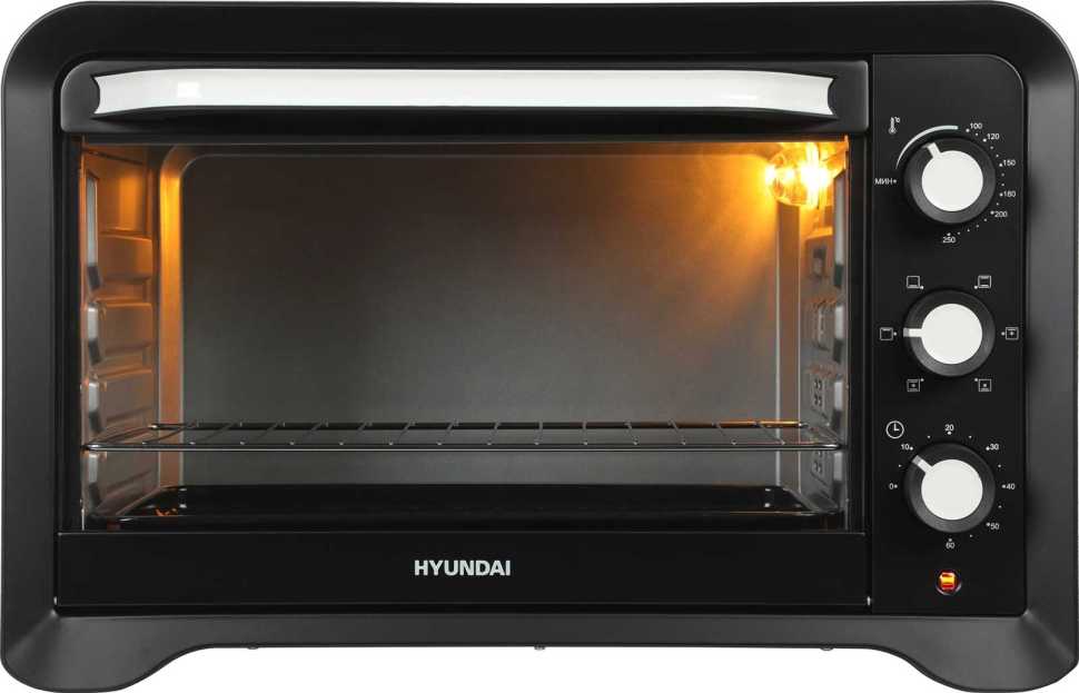 Электропечь Hyundai MIO-HY095 45 л., 2000 Вт, черный