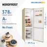 Двухкамерный холодильник NordFrost RFC 390D NFYm