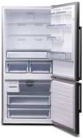 Двухкамерный холодильник Sharp SJ-653GHXI52R серебристый