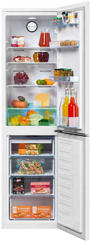 Двухкамерный холодильник Beko B3R0CNK332HW белый