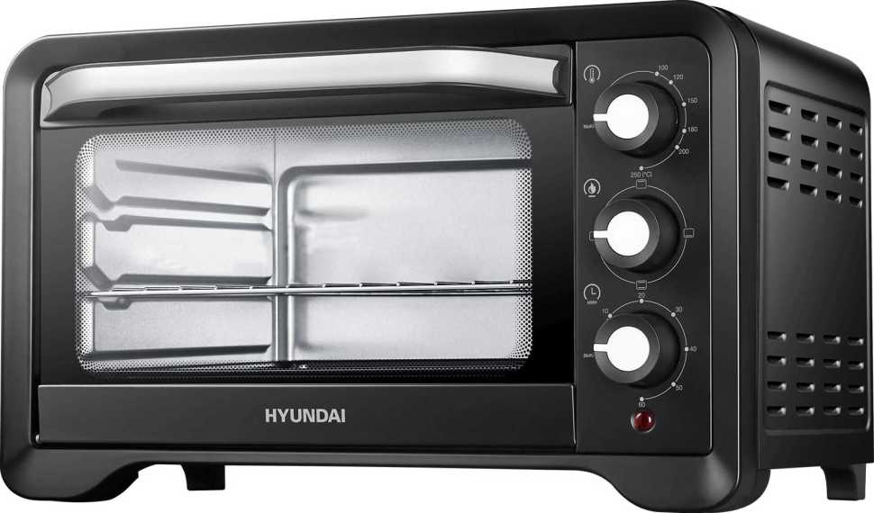 Электропечь Hyundai MIO-HY103 20 л., 1380 Вт, черный