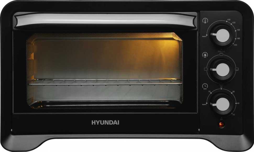 Электропечь Hyundai MIO-HY103 20 л., 1380 Вт, черный