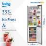 Двухкамерный холодильник Beko B3R0CNK332HG насыщенный серый