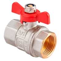 Кран шаровый полнопроходной ROYAL thermo Yorhe  1&quot; ВВ, бабочка