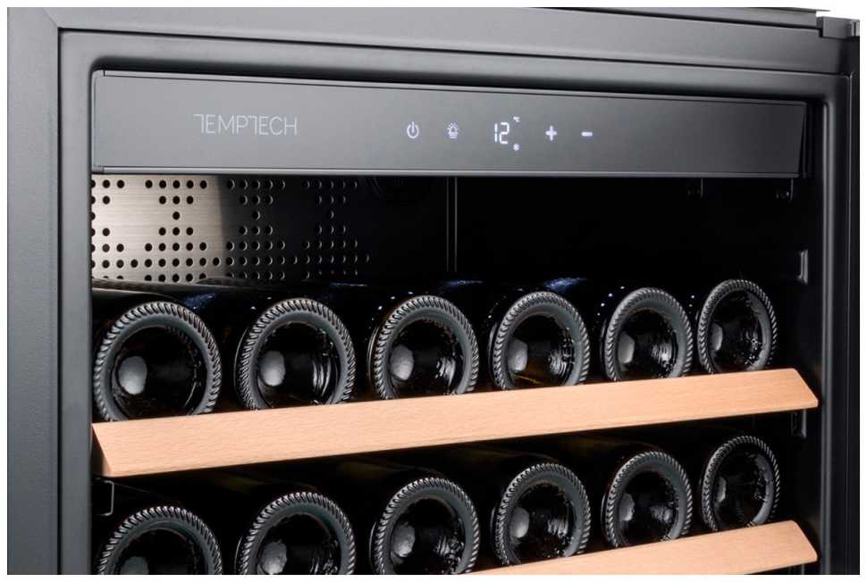 Встраиваемый винный шкаф Temptech OZ45SB