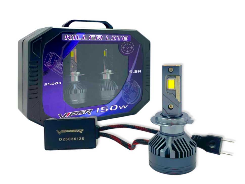 Комплект LED ламп головного света VIPER KILLER LITE H7 150W