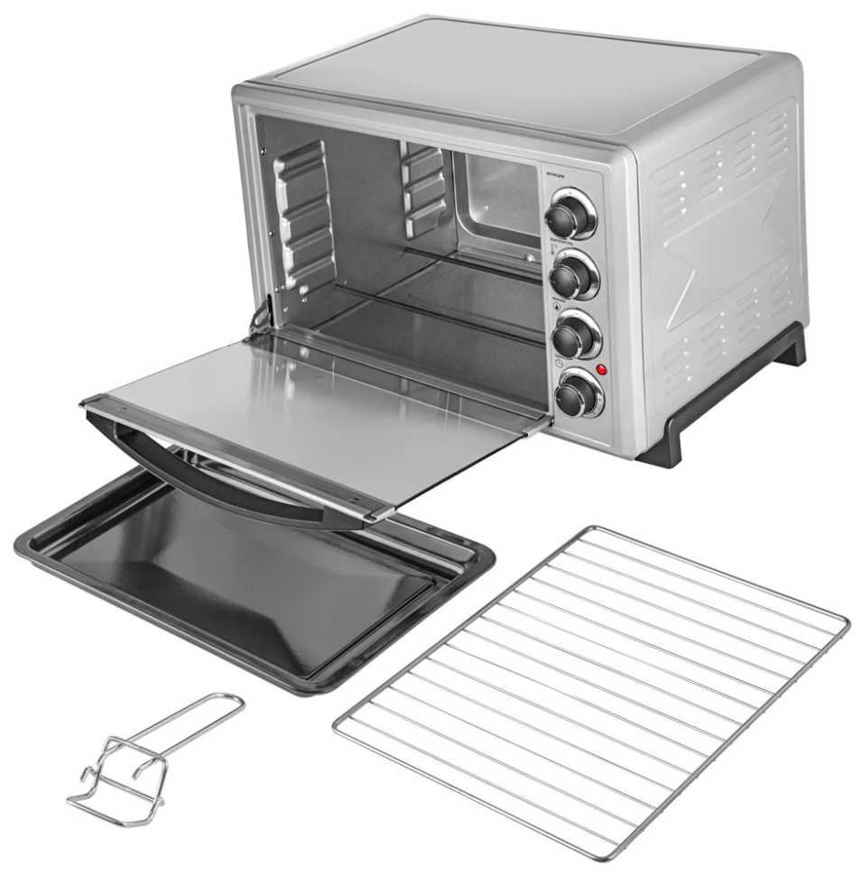 Электропечь Endever Danko 4037, серебристый