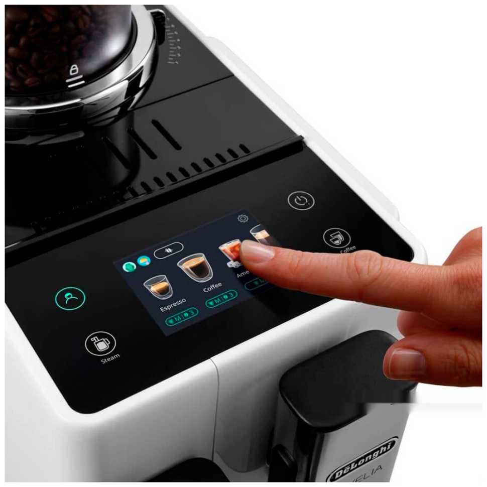 Кофемашина автоматическая De’Longhi EXAM440.35.W Rivelia