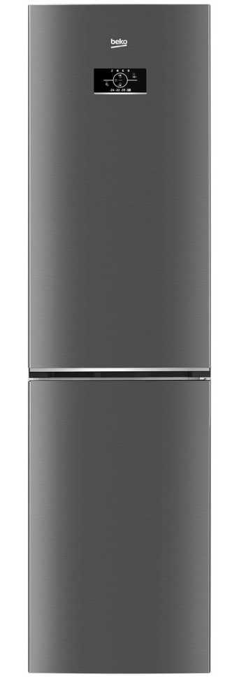 Двухкамерный холодильник Beko B3R0CNK332HX стальной антрацит