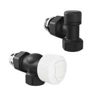 Набор термостатический осевой Royal Thermo Design 1/2&quot;М30х1,5 (Черный)