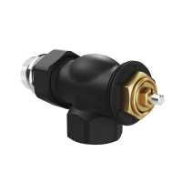 Набор термостатический осевой Royal Thermo Design 1/2&quot;М30х1,5 (Черный)