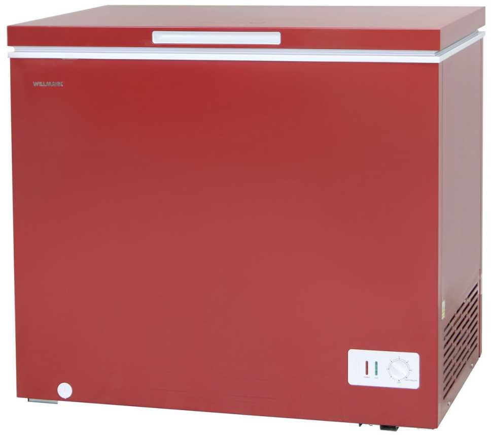 Морозильный ларь Willmark CF-310CS красный