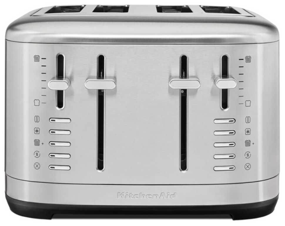 Тостер KitchenAid 5KMT4109ESX, 4 отделения, нержавеющая сталь