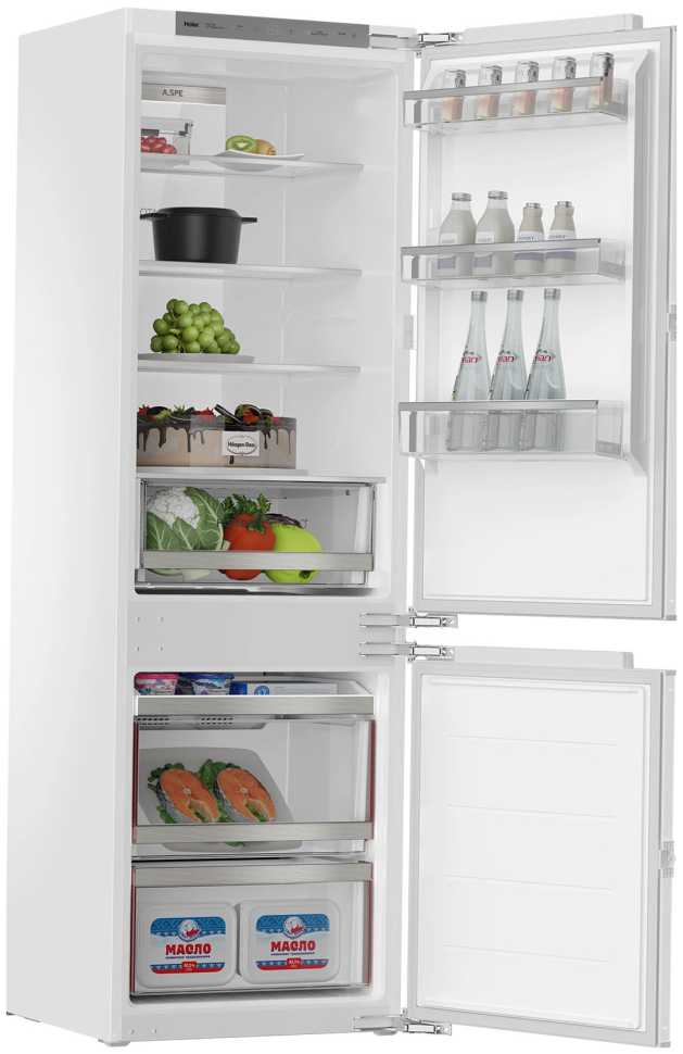 Встраиваемый двухкамерный холодильник Haier BCF3261WRU