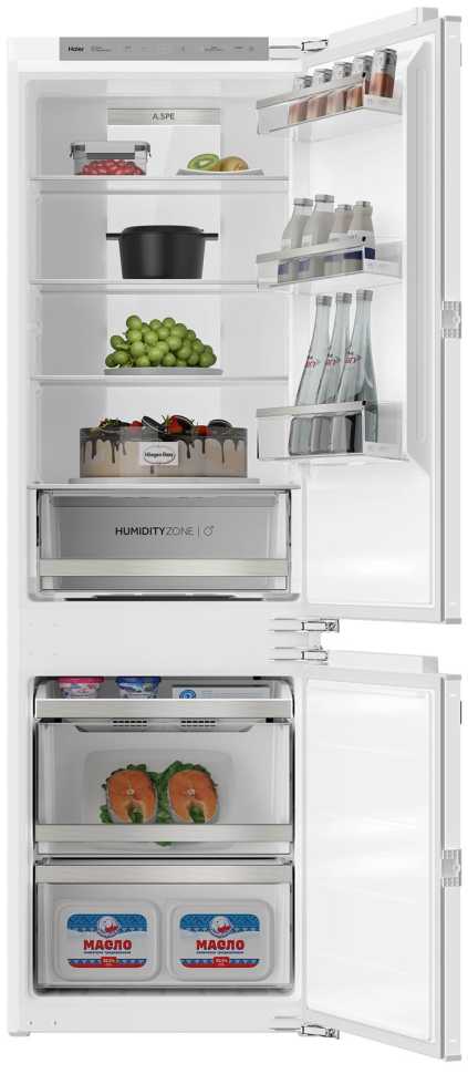Встраиваемый двухкамерный холодильник Haier BCF3261WRU