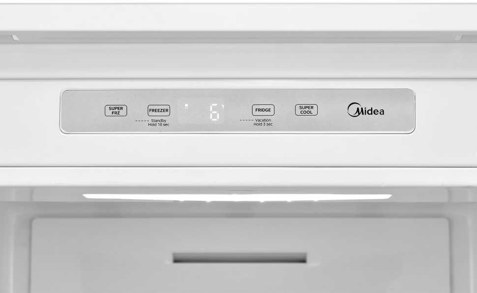 Встраиваемый двухкамерный холодильник Midea MDRE414FGE01