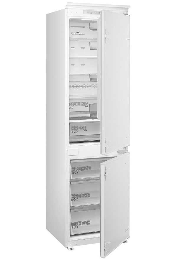 Встраиваемый двухкамерный холодильник Midea MDRE414FGE01