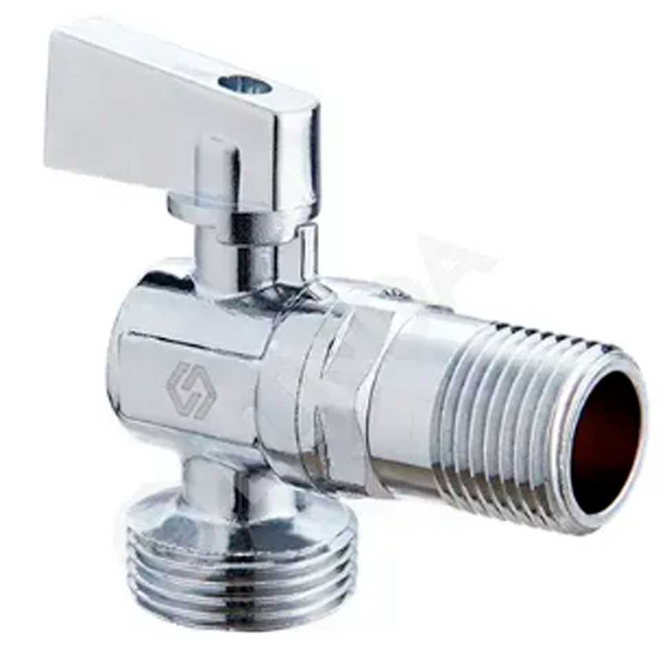 Кран сантехнический MVI 1/2" х 1/2" нар.-нар., угловой