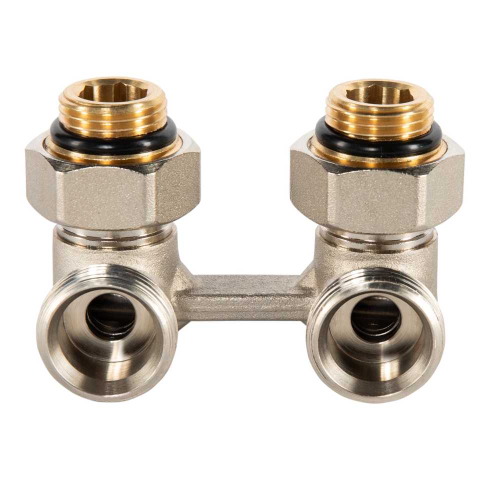 Узел нижнего подключения Royal Thermo угловой 1/2"х3/4"EK RTE 07.00002А