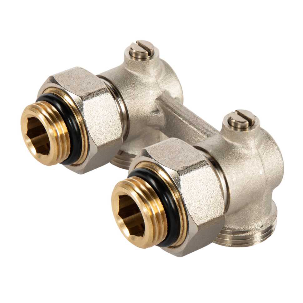 Узел нижнего подключения Royal Thermo угловой 1/2"х3/4"EK RTE 07.00002А