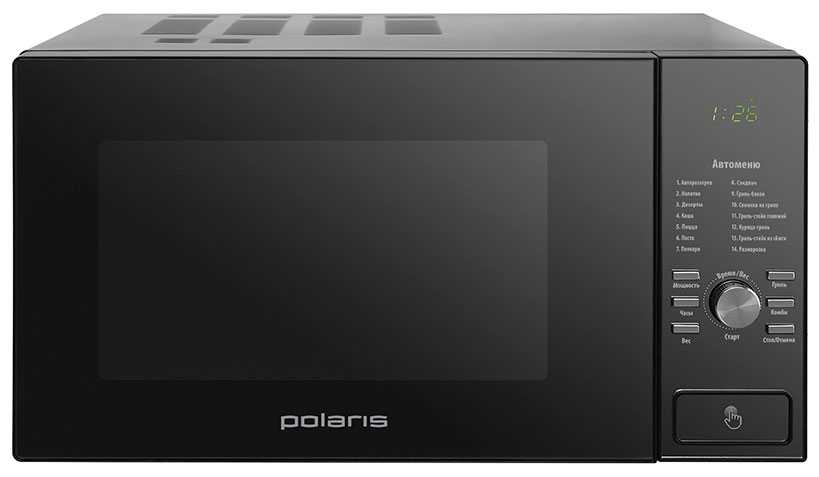 Микроволновая печь - СВЧ Polaris PMO 2303DG RUS, чёрный
