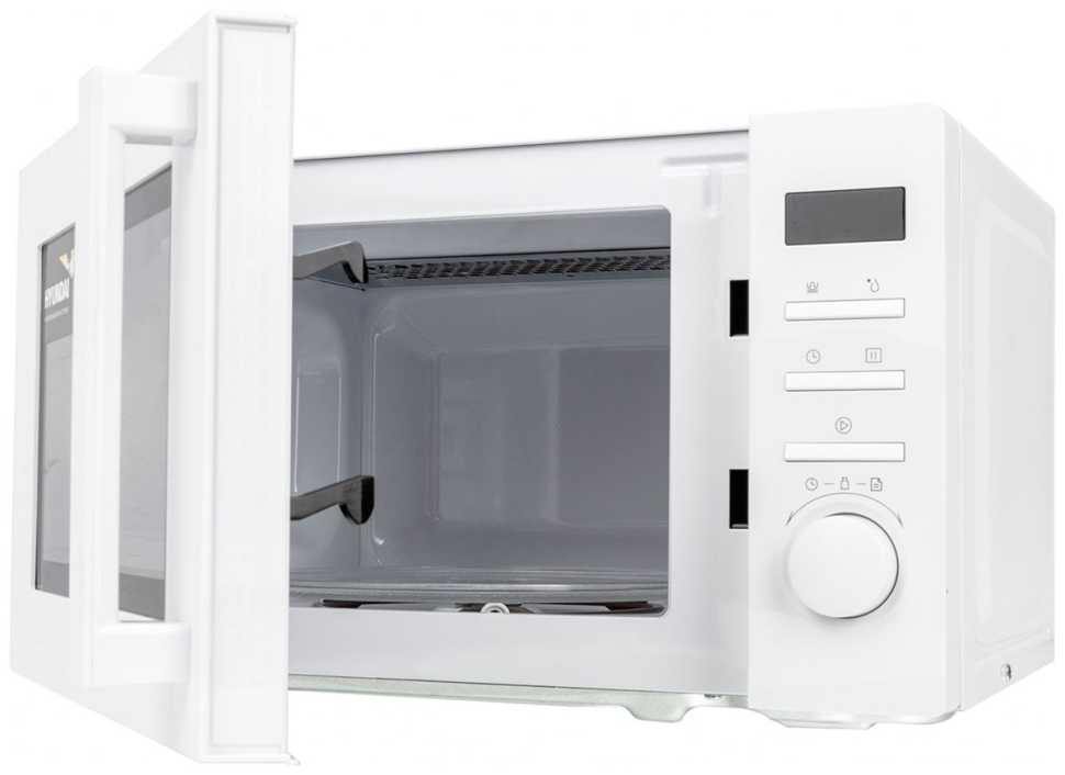 Микроволновая печь - СВЧ Hyundai HYM-M2060, 20 л, 700 Вт, белый