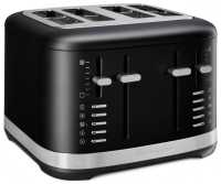 Тостер KitchenAid 5KMT4109EBM, 4 отделения, матовый черный