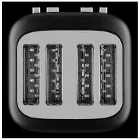 Тостер KitchenAid 5KMT4109EBM, 4 отделения, матовый черный