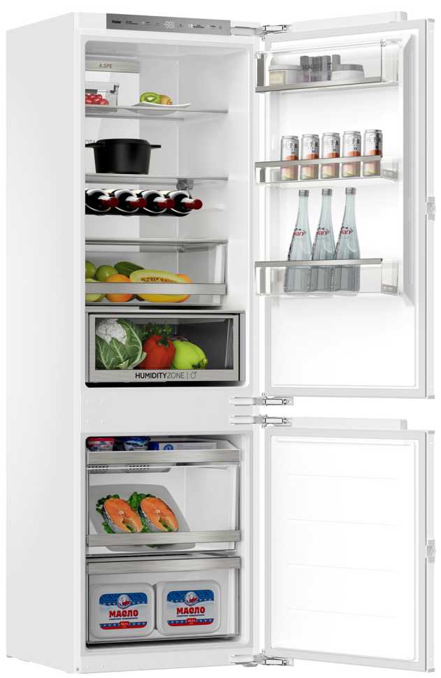 Встраиваемый двухкамерный холодильник Haier BCF5261WRU