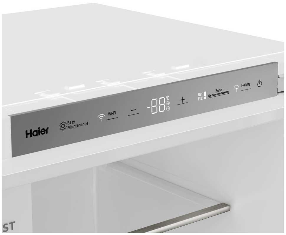 Встраиваемый двухкамерный холодильник Haier BCF5261WRU
