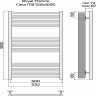 Полотенцесушитель Royal Thermo Casa П18 500х1000 черный