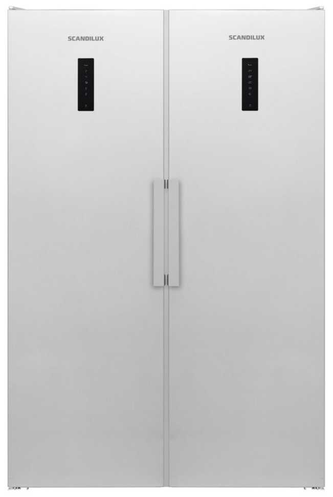 Холодильник Side-by-Side Scandilux SBS 711 EZ 12 W (FN 711 E12 W + R 711 EZ 12 W)
