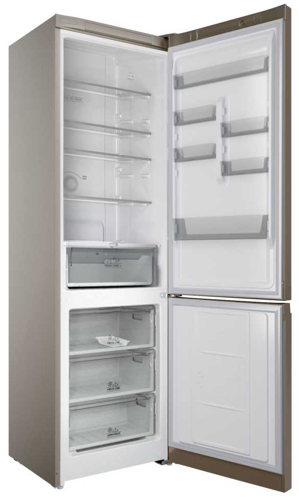 Двухкамерный холодильник Hotpoint HT 6200 BZ бронзовый