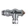 Набор термостатический осевой Royal Thermo Design Pro 15мм М30х1,5 (Хром)