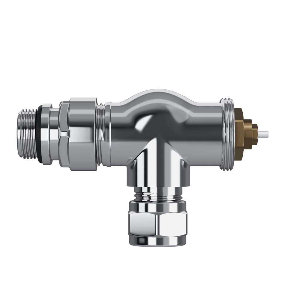 Набор термостатический осевой Royal Thermo Design Pro 15мм М30х1,5 (Хром)