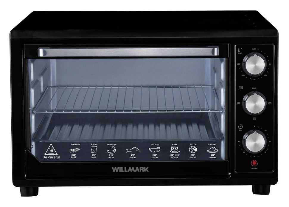 Электропечь Willmark WO-503B, черный