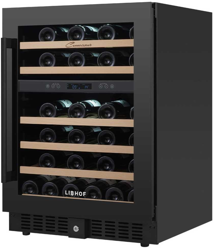 Встраиваемый винный шкаф Libhof CXD-46 Black