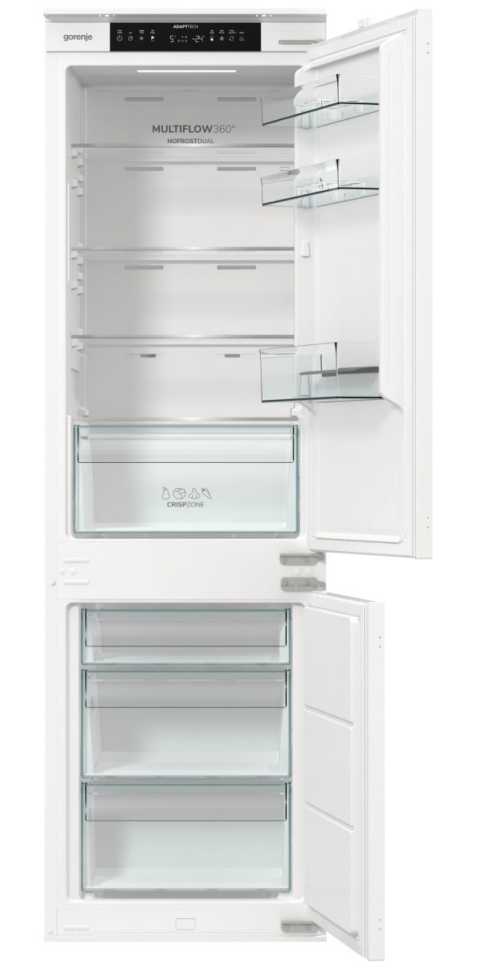 Встраиваемый двухкамерный холодильник Gorenje NRKI517141